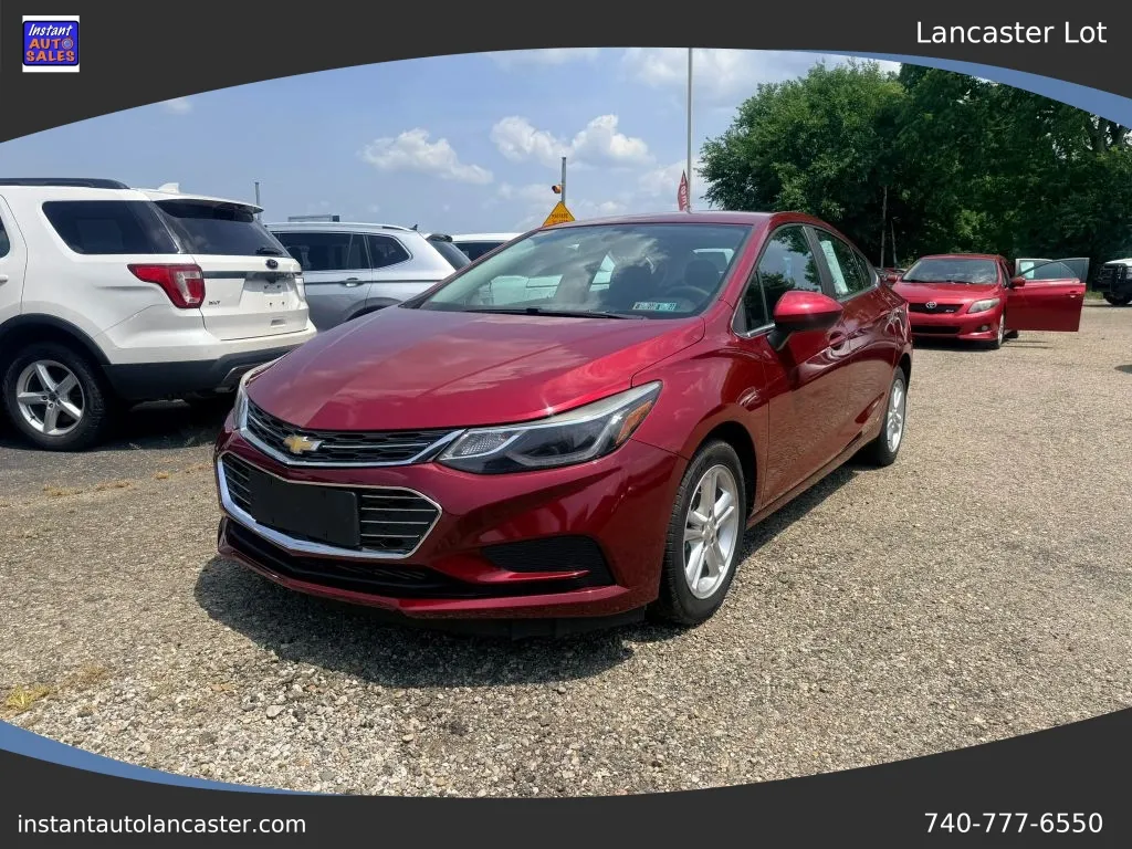 Red 2017 Chevrolet Cruze LT Sedan 4D for sale in Lancaster, OH
