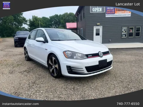 White 2015 Volkswagen Golf GTI SE Hatchback Sedan 4D for sale in Lancaster, OH