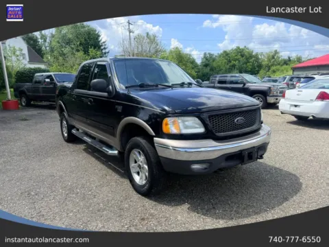 Black 2003 Ford F-150 SuperCrew Cab Lariat Pickup 4D 5 1/2 ft for sale in Lancaster, OH