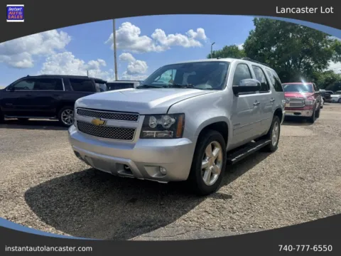 Silver 2013 Chevrolet Tahoe LTZ Sport Utility 4D for sale in Lancaster, OH