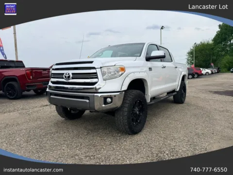 White 2016 Toyota Tundra CrewMax 1794 Edition Pickup 4D 5 1/2 ft for sale in Lancaster, OH