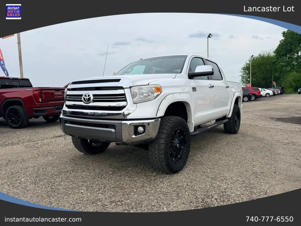 White 2016 Toyota Tundra CrewMax 1794 Edition Pickup 4D 5 1/2 ft for sale in Lancaster, OH
