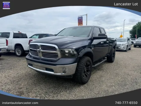 Black 2013 Ram 1500 Quad Cab SLT Pickup 4D 6 1/3 ft for sale in Lancaster, OH