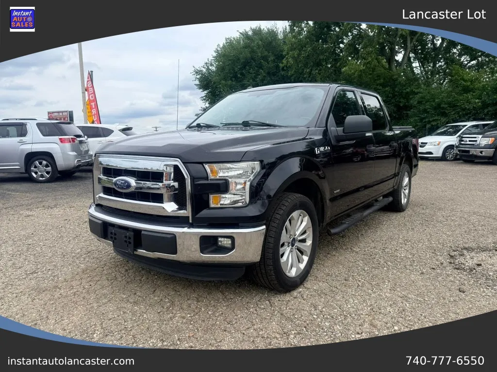 Black 2016 Ford F-150 SuperCrew Cab XLT Pickup 4D 5 1/2 ft for sale in Lancaster, OH