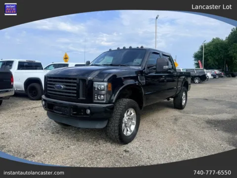 Black 2008 Ford F250 Super Duty Crew Cab XLT Pickup 4D 6 3/4 ft for sale in Lancaster, OH