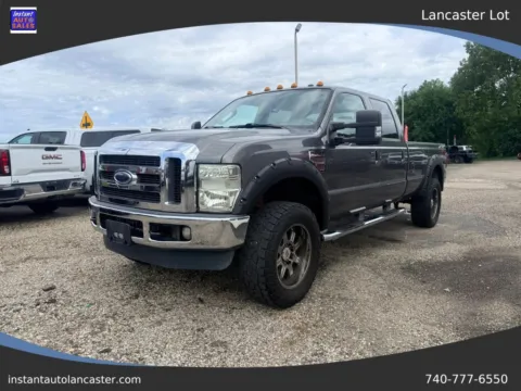 Gray 2010 Ford F350 Super Duty Crew Cab Lariat Pickup 4D 8 ft for sale in Lancaster, OH