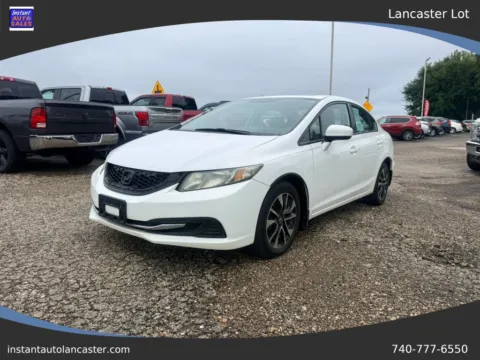 White 2014 Honda Civic EX Sedan 4D for sale in Lancaster, OH