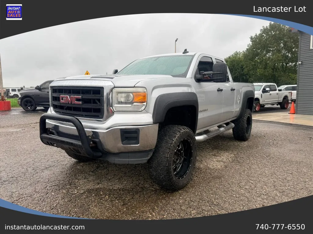 Silver 2015 GMC Sierra 1500 Double Cab Pickup 4D 6 1/2 ft for sale in Lancaster, OH