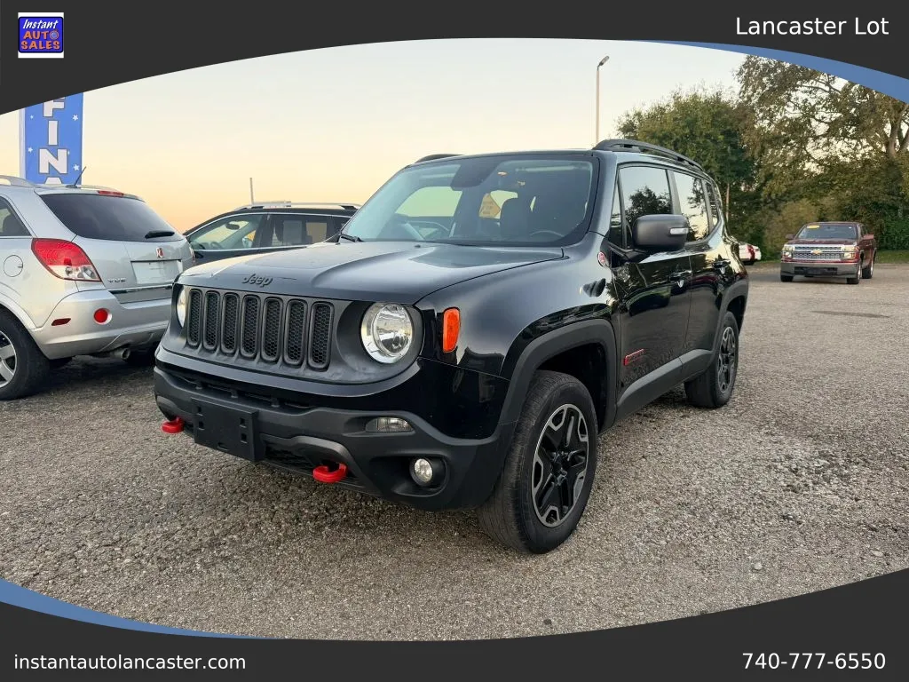Black 2016 Jeep Renegade Trailhawk Sport Utility 4D for sale in Lancaster, OH