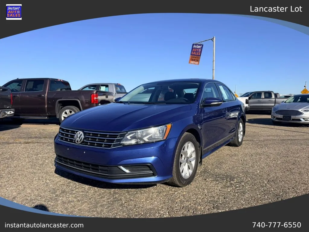 Blue 2017 Volkswagen Passat 1.8T S Sedan 4D for sale in Lancaster, OH
