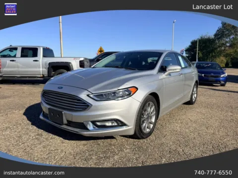 Silver 2017 Ford Fusion SE Sedan 4D for sale in Lancaster, OH