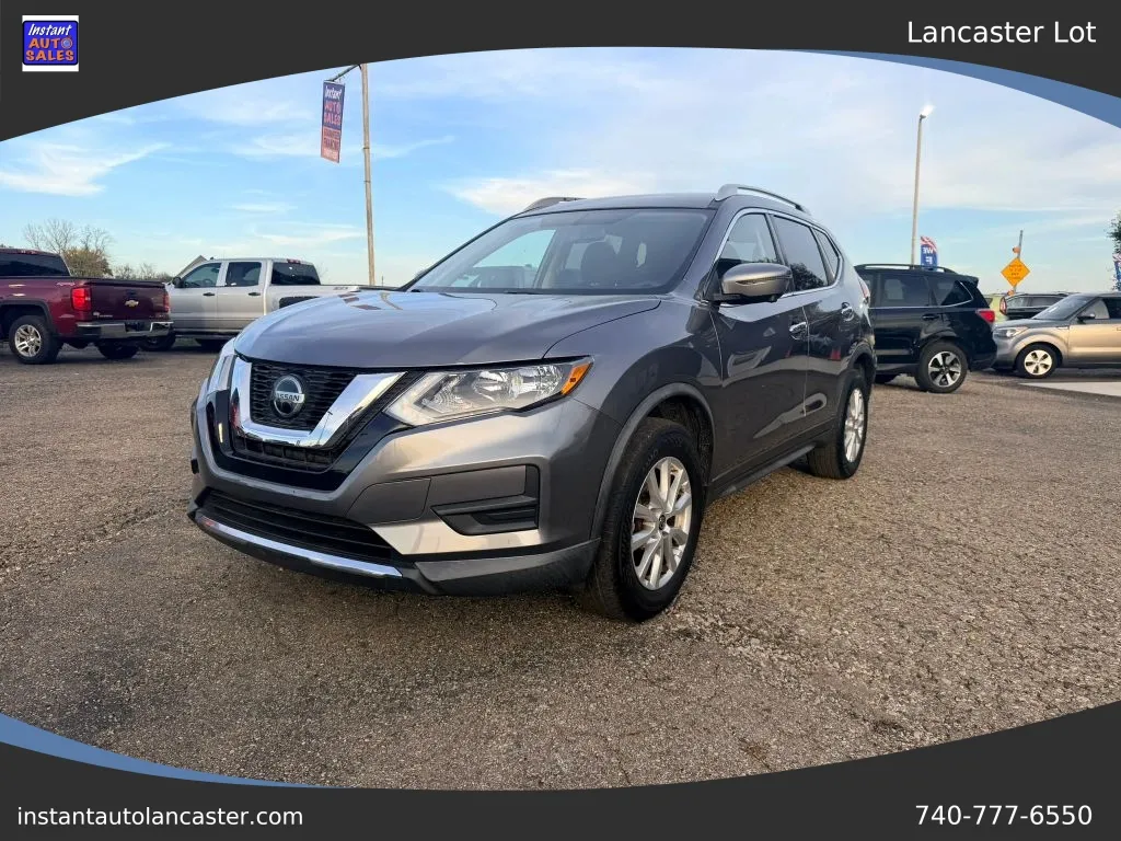 Gray 2018 Nissan Rogue SV Sport Utility 4D for sale in Lancaster, OH