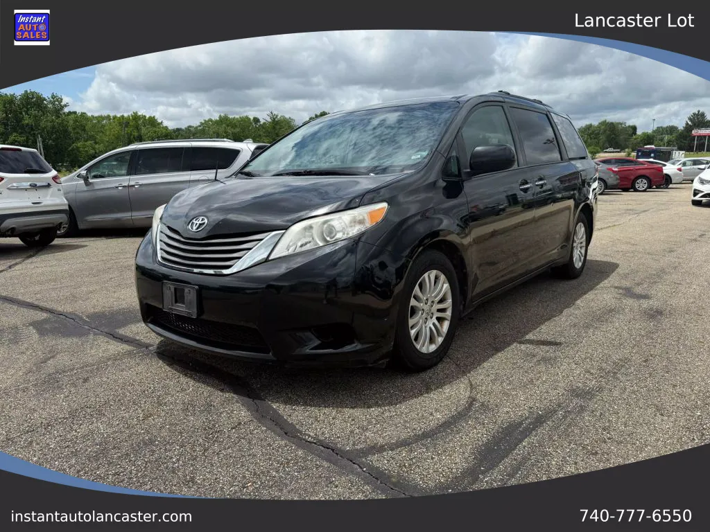 Black 2013 Toyota Sienna XLE Minivan 4D for sale in Lancaster, OH