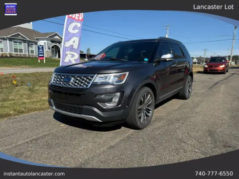 Gray 2016 Ford Explorer Platinum Sport Utility 4D for sale in Lancaster, OH