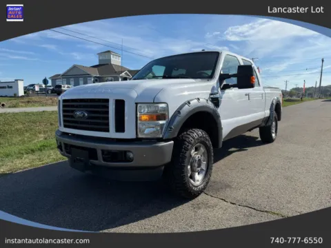 White 2010 Ford F250 Super Duty Crew Cab CABELA'S Pickup 4D 8 ft for sale in Lancaster, OH