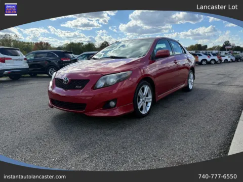 Red 2009 Toyota Corolla XRS Sedan 4D for sale in Lancaster, OH