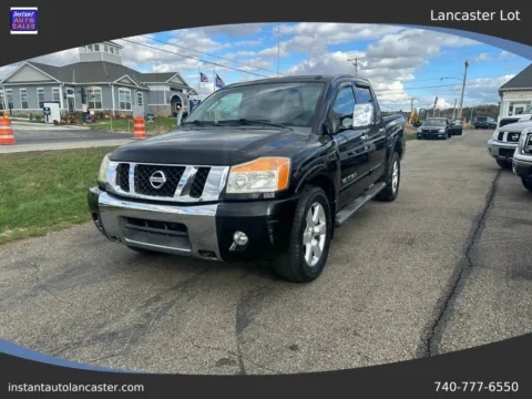 Black 2008 Nissan Titan Crew Cab LE Pickup 4D 5 1/2 ft for sale in Lancaster, OH