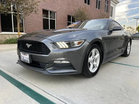 Gray 2017 Ford Mustang V6 Coupe RWD for sale in Anaheim, CA