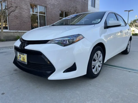 White 2017 Toyota Corolla LE for sale in Anaheim, CA