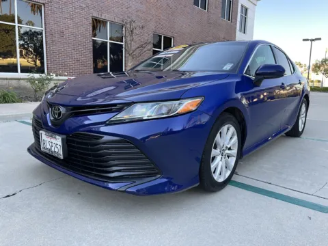 Blue 2018 Toyota Camry LE for sale in Anaheim, CA