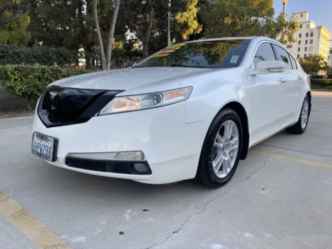 White 2009 Acura TL FWD for sale in Anaheim, CA
