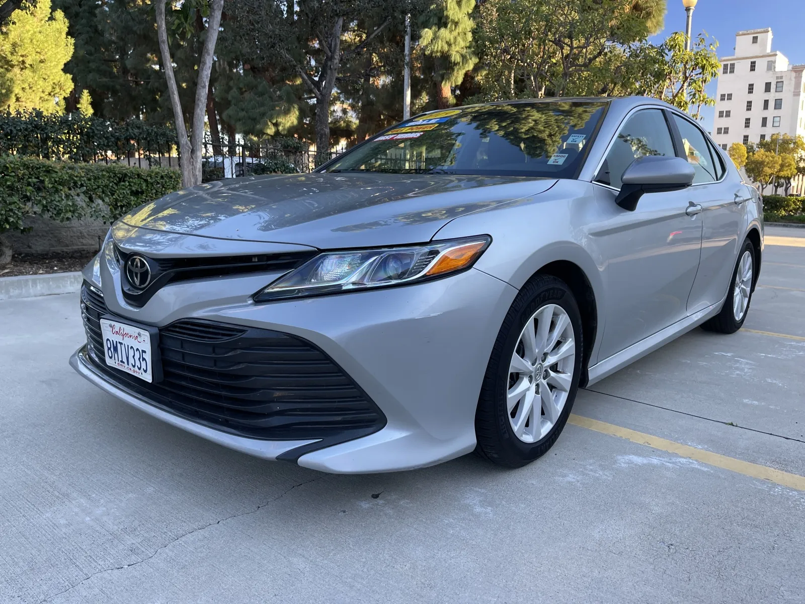 Silver 2019 Toyota Camry LE FWD for sale in Anaheim, CA