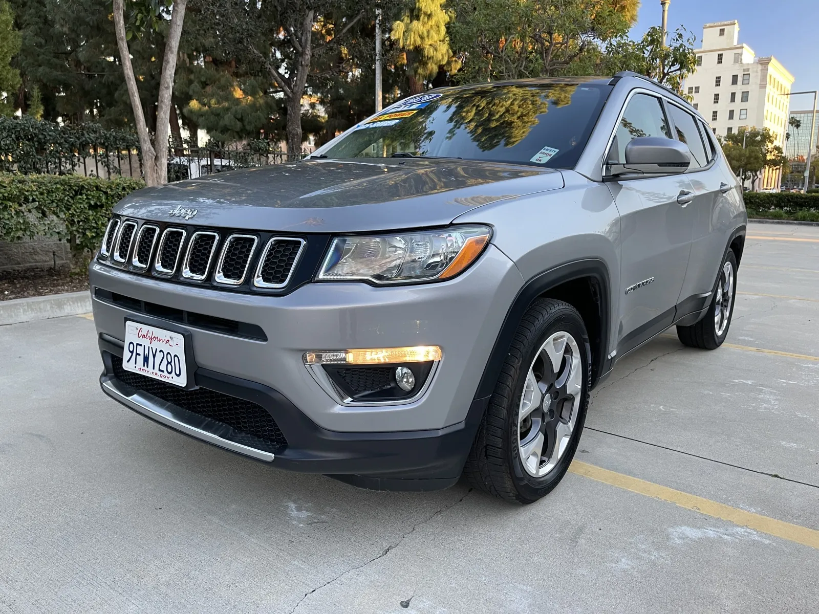 Silver 2020 Jeep Compass Limited FWD for sale in Anaheim, CA