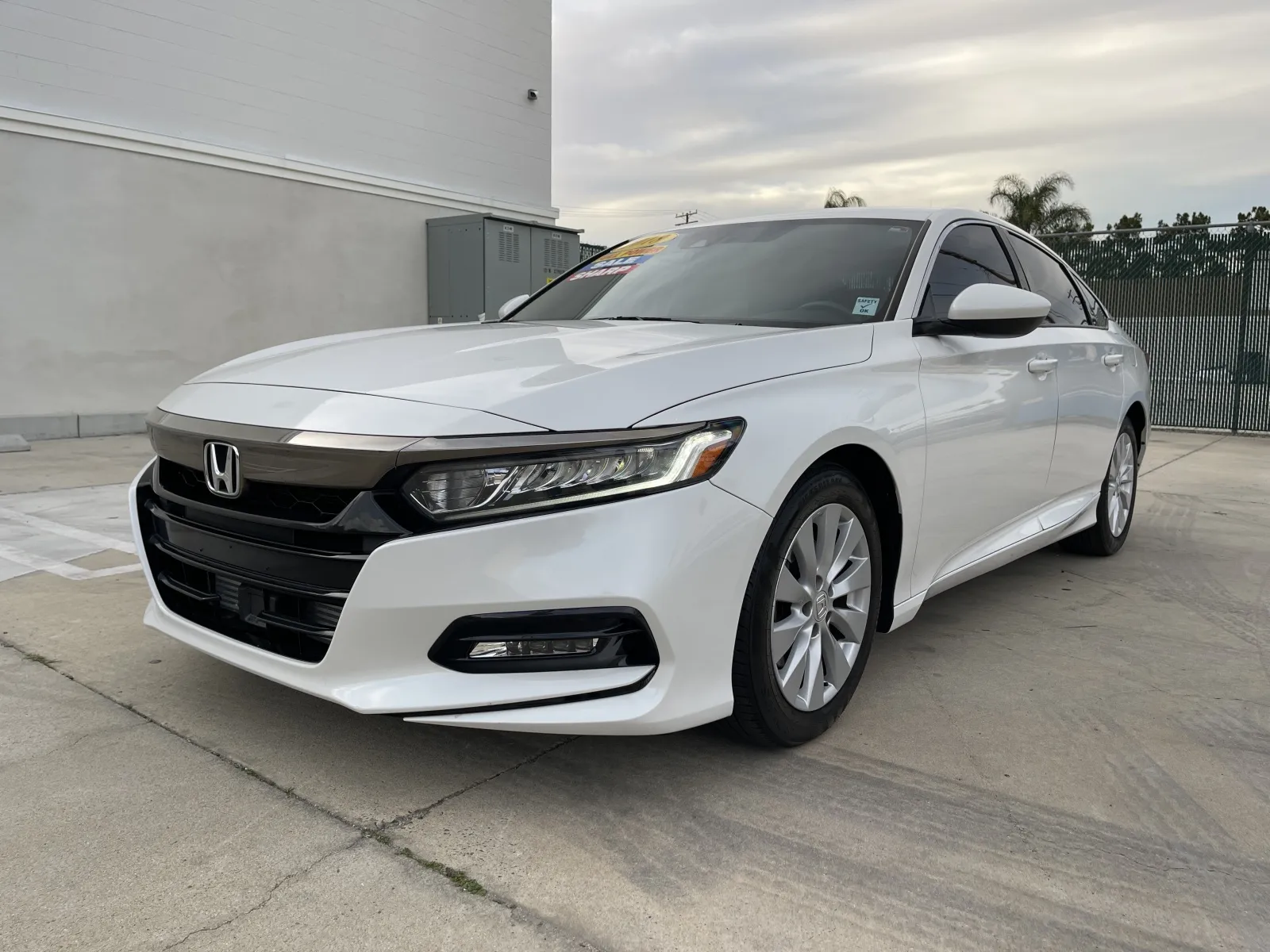 White 2018 Honda Accord 1.5T Sport FWD for sale in Anaheim, CA