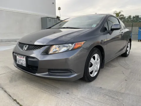 Gray 2012 Honda Civic Coupe LX for sale in Anaheim, CA