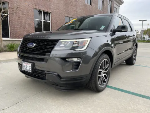 Gray 2019 Ford Explorer Sport AWD for sale in Anaheim, CA
