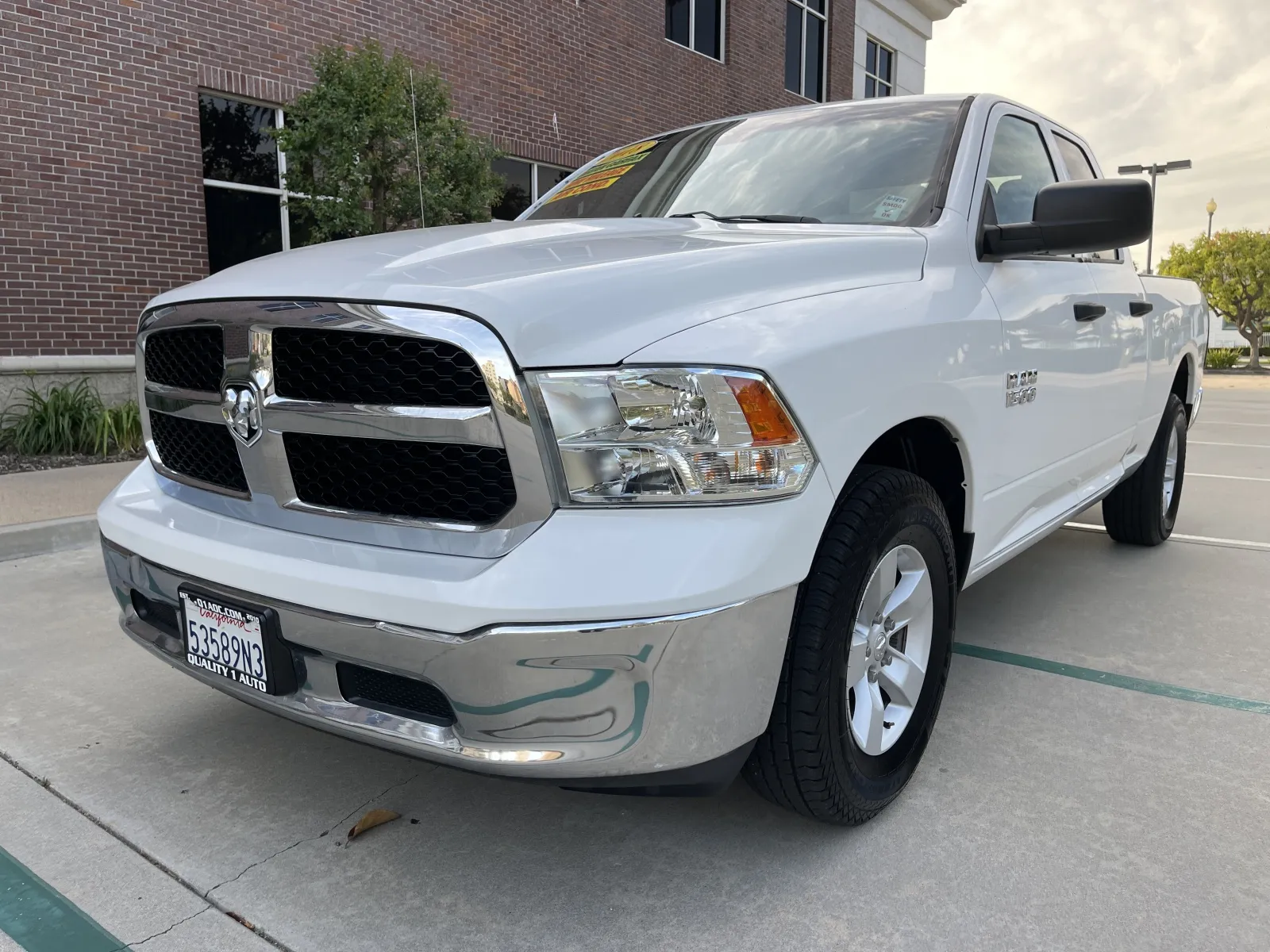 White 2018 Ram 1500 Tradesman Crew Cab RWD for sale in Anaheim, CA