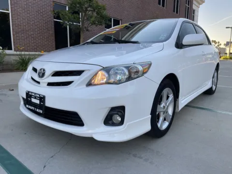 White 2012 Toyota Corolla S for sale in Anaheim, CA