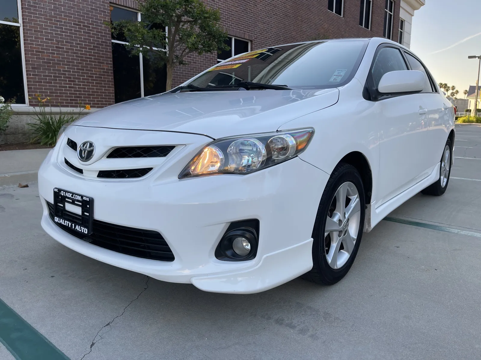 White 2012 Toyota Corolla S for sale in Anaheim, CA