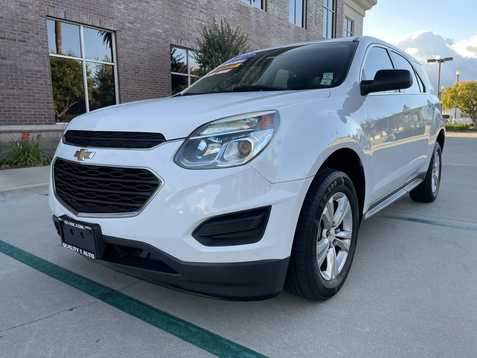 White 2017 Chevrolet Equinox LS FWD for sale in Anaheim, CA