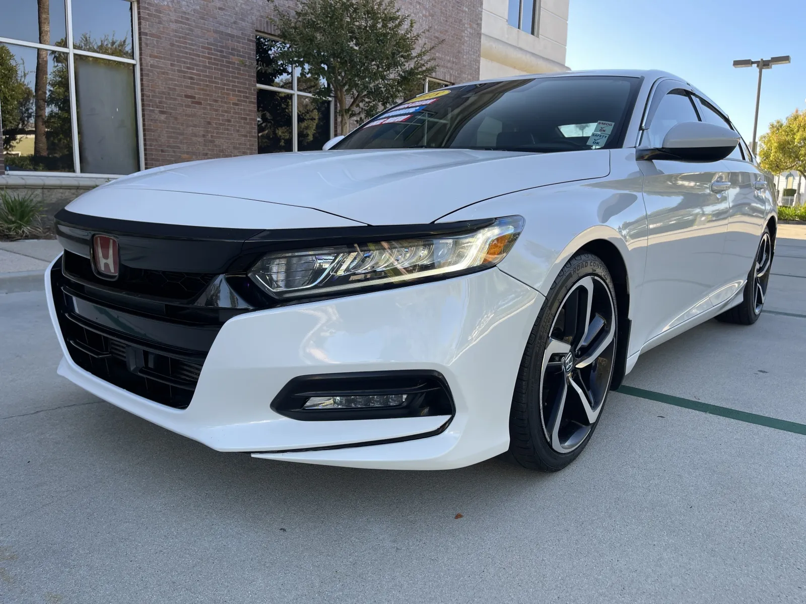 White 2018 Honda Accord 1.5T Sport FWD for sale in Anaheim, CA