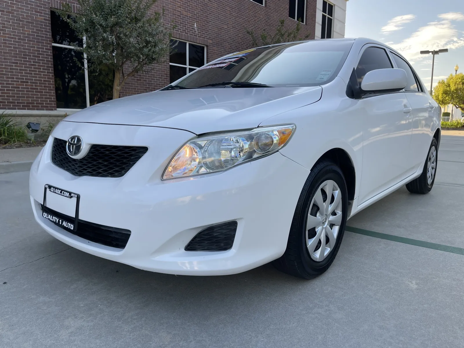 White 2010 Toyota Corolla LE for sale in Anaheim, CA