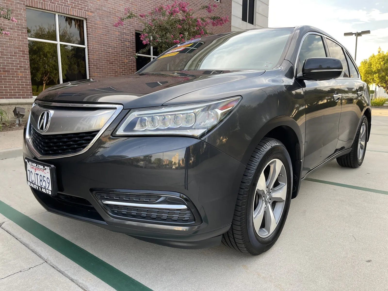 Gray 2014 Acura MDX FWD for sale in Anaheim, CA