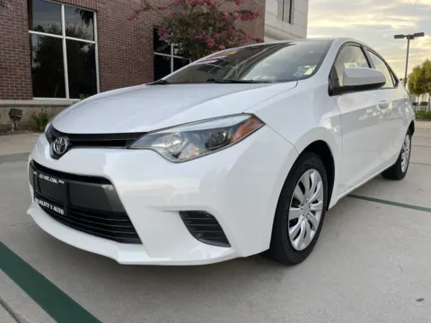 White 2016 Toyota Corolla LE for sale in Anaheim, CA