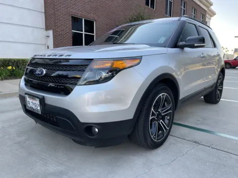 Silver 2015 Ford Explorer Sport 4WD for sale in Anaheim, CA