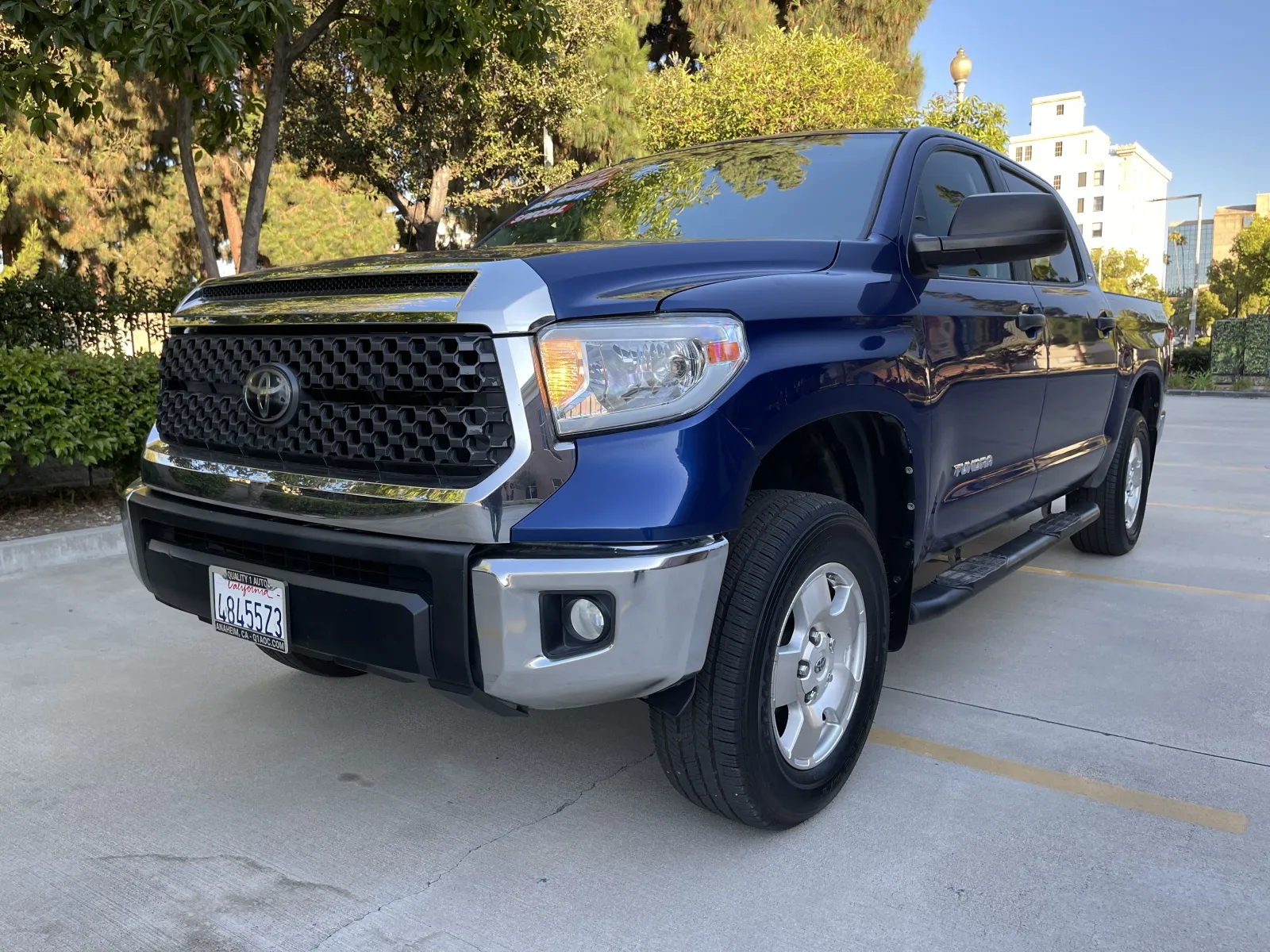 Blue 2014 Toyota Tundra SR5 CrewMax 4.6L for sale in Anaheim, CA