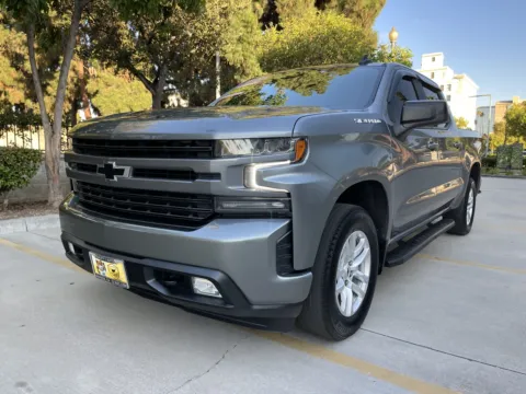 Gray 2021 Chevrolet Silverado 1500 RST Crew Cab RWD for sale in Anaheim, CA