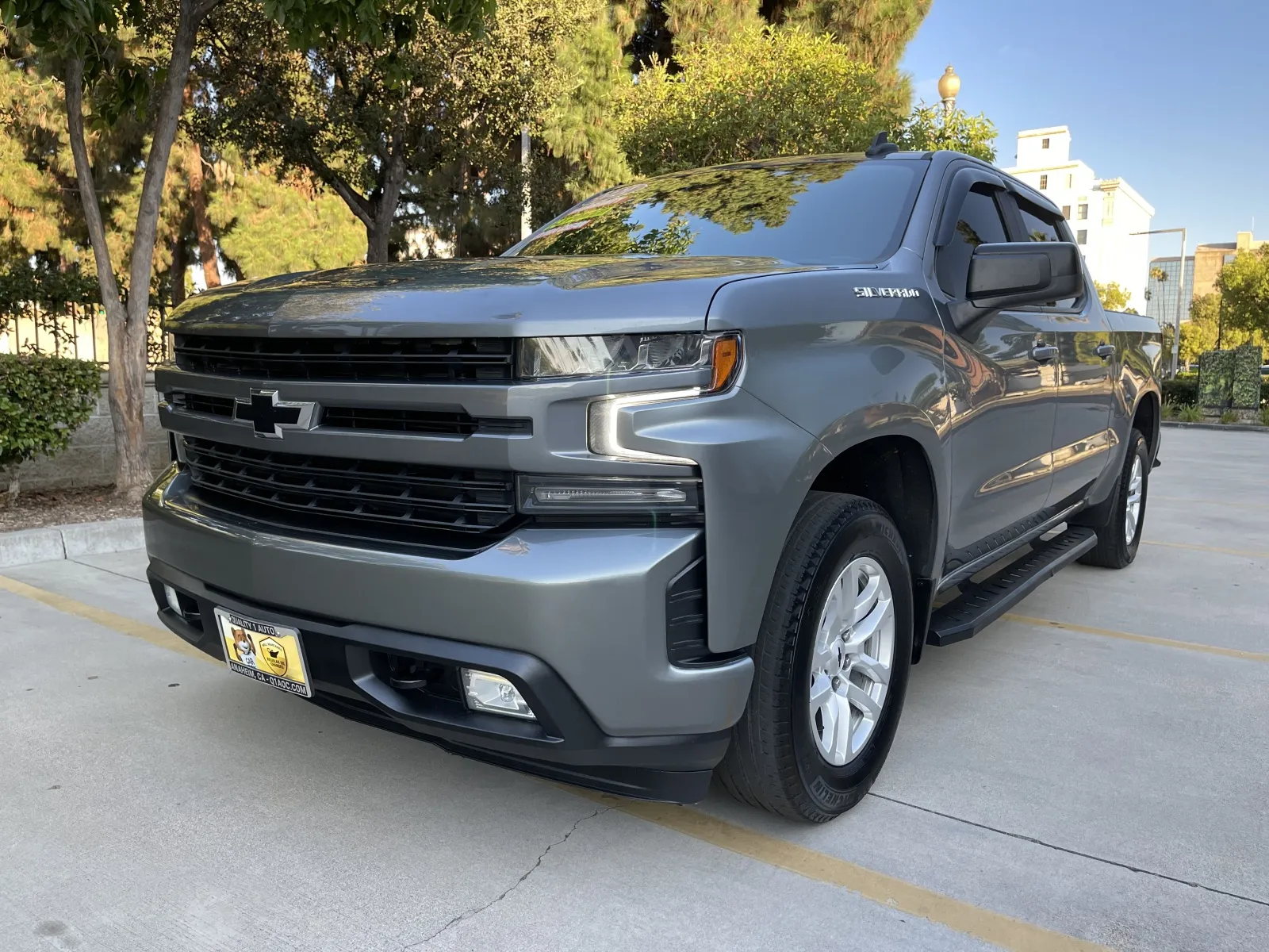 Gray 2021 Chevrolet Silverado 1500 RST Crew Cab RWD for sale in Anaheim, CA