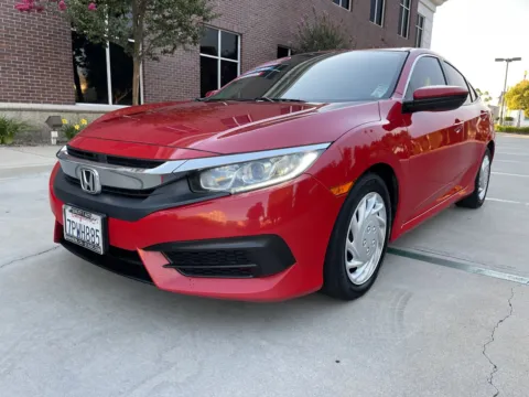 Red 2016 Honda Civic LX for sale in Anaheim, CA
