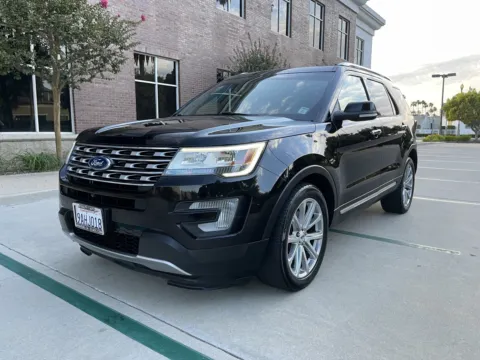 Black 2017 Ford Explorer Limited for sale in Anaheim, CA