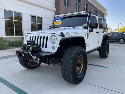 White 2017 Jeep Wrangler Unlimited Rubicon 4WD for sale in Anaheim, CA