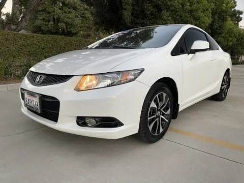White 2013 Honda Civic Coupe EX-L for sale in Anaheim, CA