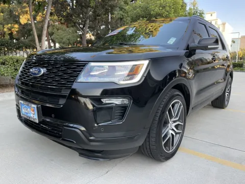 Black 2018 Ford Explorer Sport AWD for sale in Anaheim, CA
