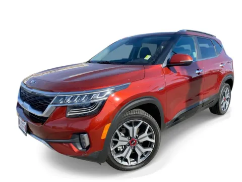 Orange 2021 Kia Seltos SX for sale in Indio, CA