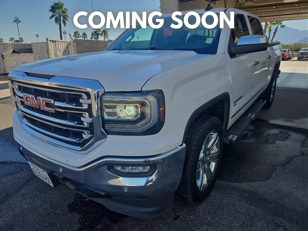 White 2018 GMC Sierra SLT for sale in Indio, CA