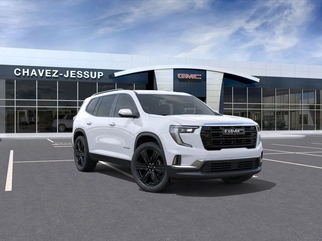 White 2026 GMC Acadia FWD Elevation for sale in Indio, CA